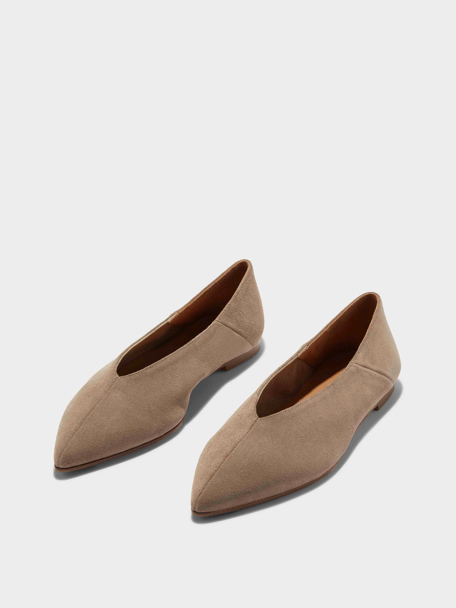 Moa Suede Ballet Flats