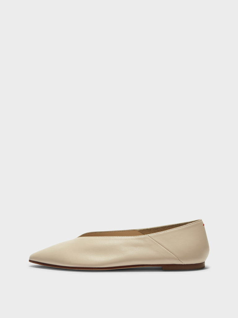 Aeyde | MOA Creamy Pointed Toe Flat