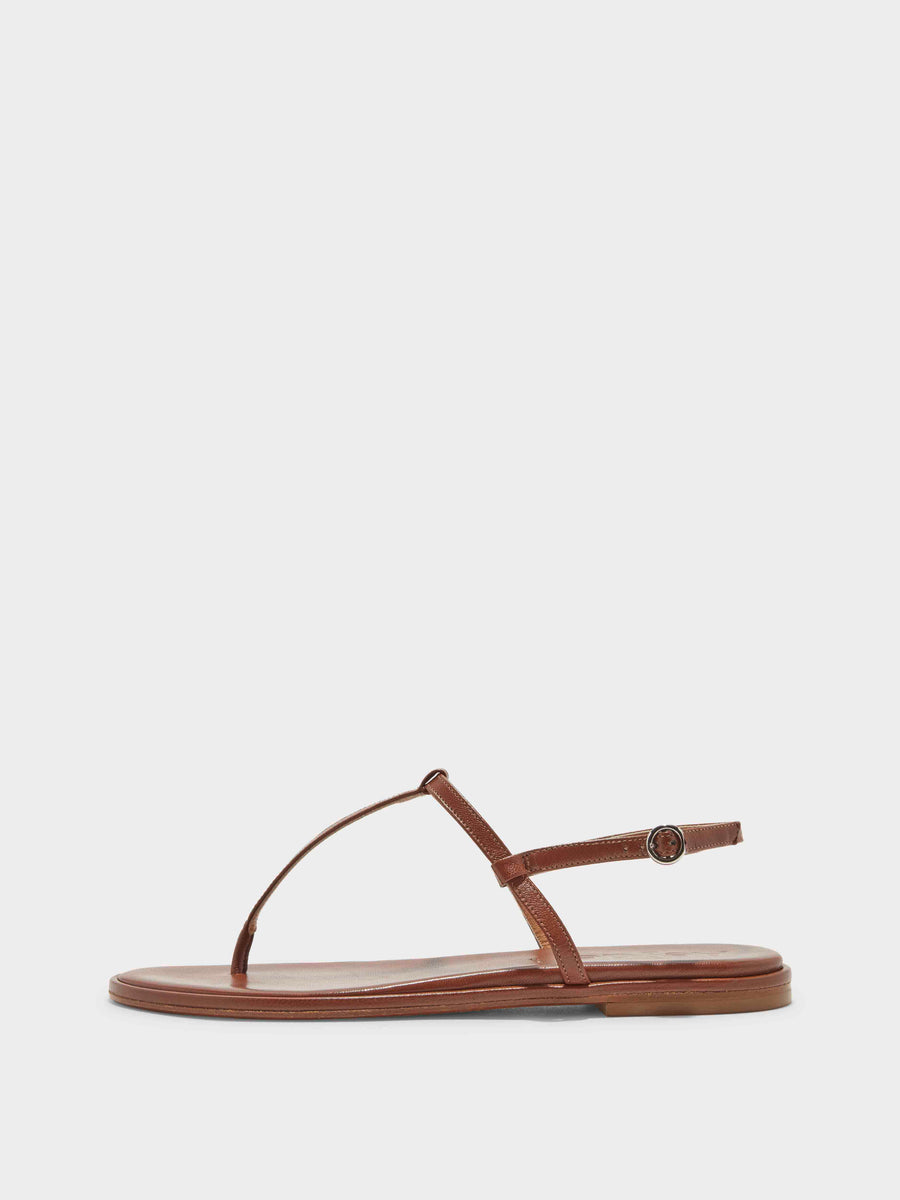 Nala Leather Toe-Post Sandals