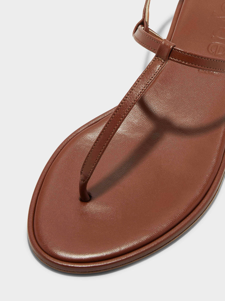 Nala Leather Toe-Post Sandals