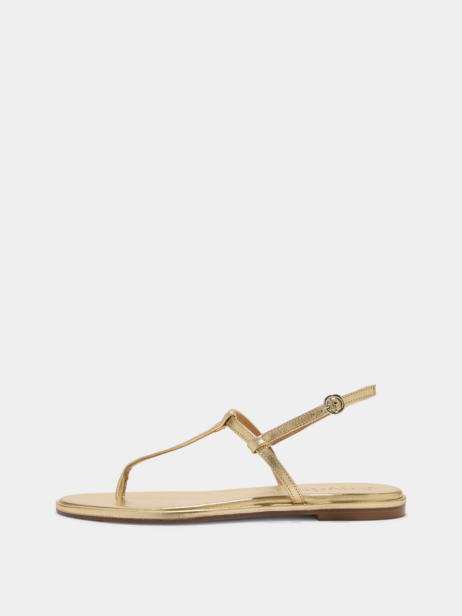 Nala Leather Toe-Post Sandals