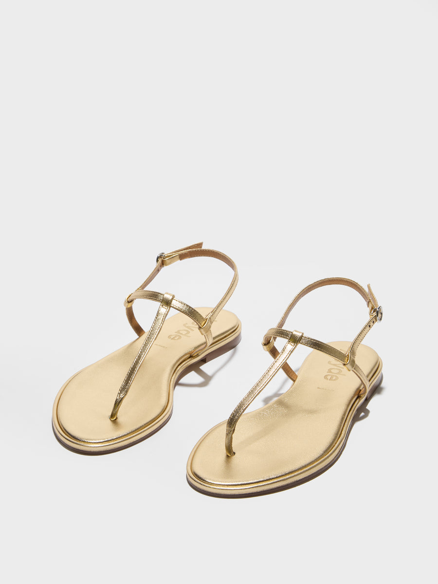 Nala Leather Toe-Post Sandals