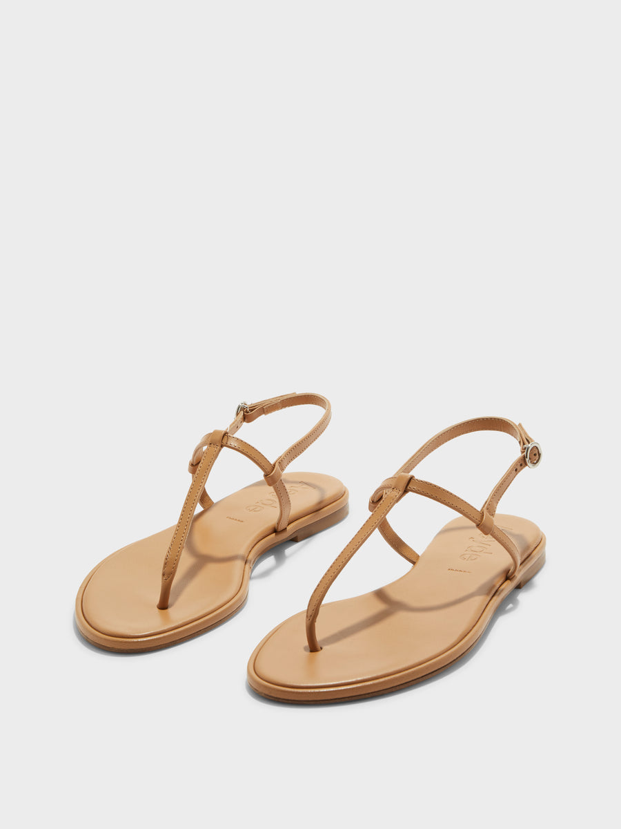 Nala Leather Toe-Post Sandals