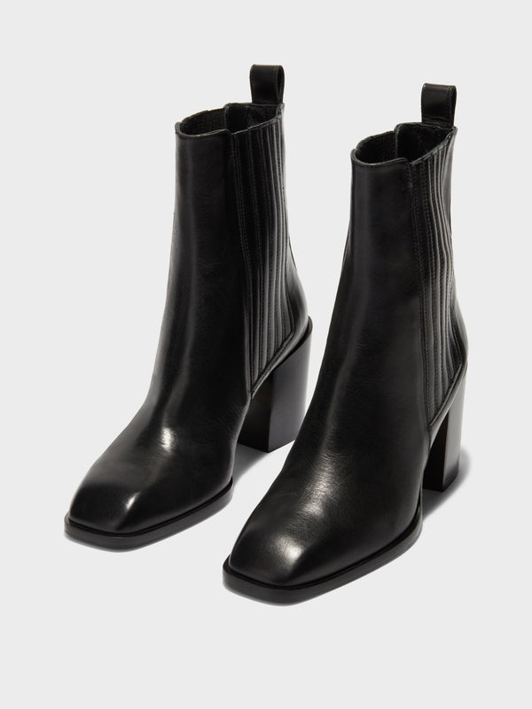 Aeyde | BELINDA Black Cowboy Boot