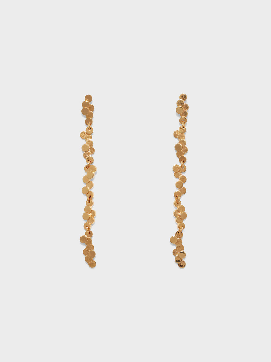 Neva 18kt Gold-Plated Drop Earrings