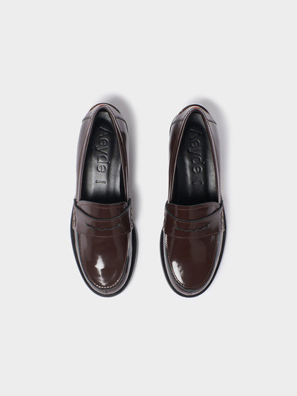 Aeyde  OSCAR Black Penny Loafer