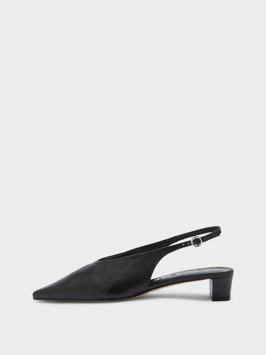 Oti Leather Slingback Pumps