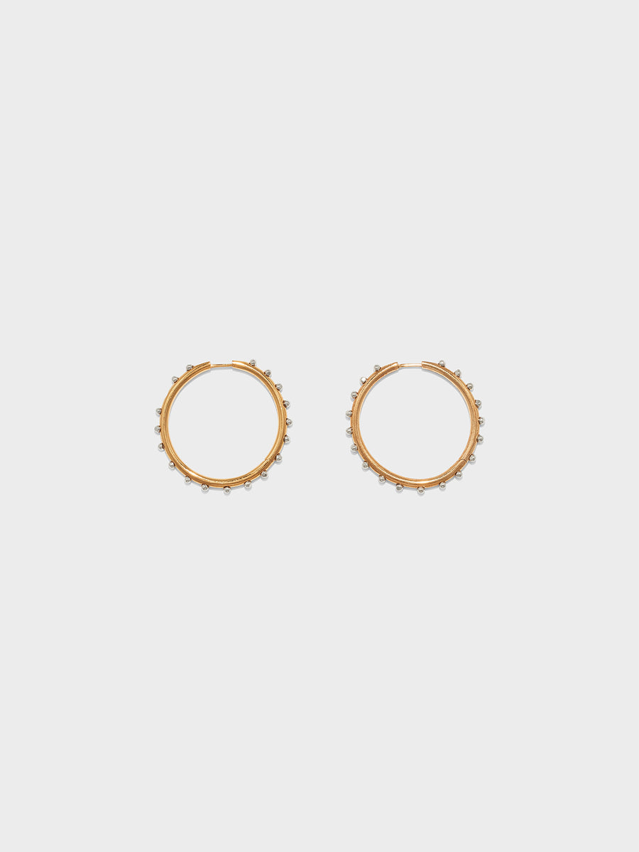 Otis 18kt Gold and Palladium-Plated Hoop Earrings