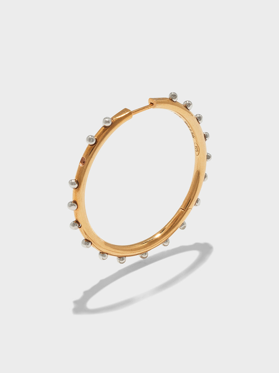 Otis 18kt Gold and Palladium-Plated Hoop Earrings