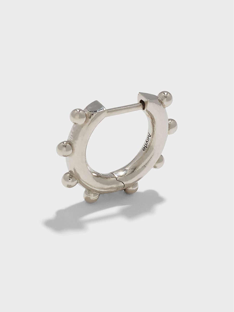 Ozzy Palladium-Plated Hoop Earrings