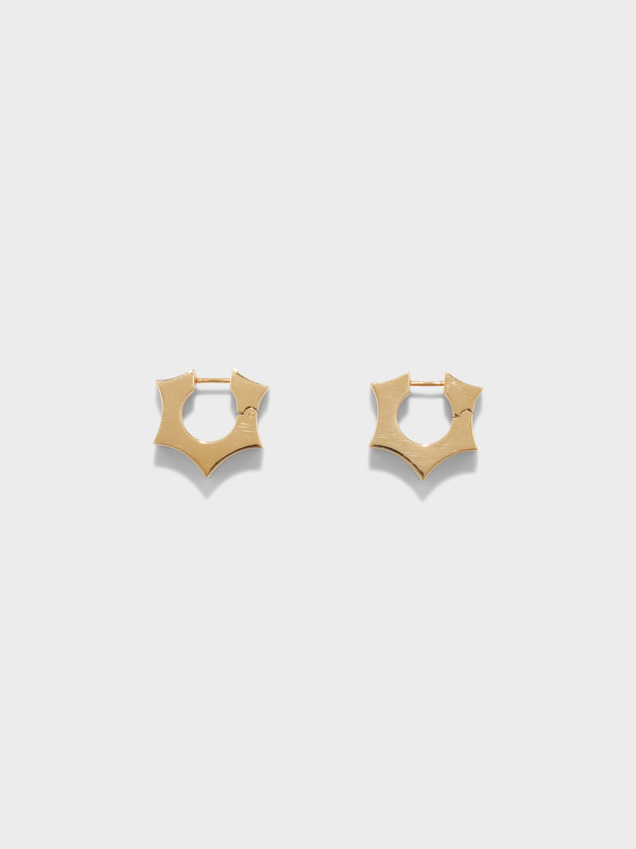 Parker 18kt Gold-Plated Hoop Earrings