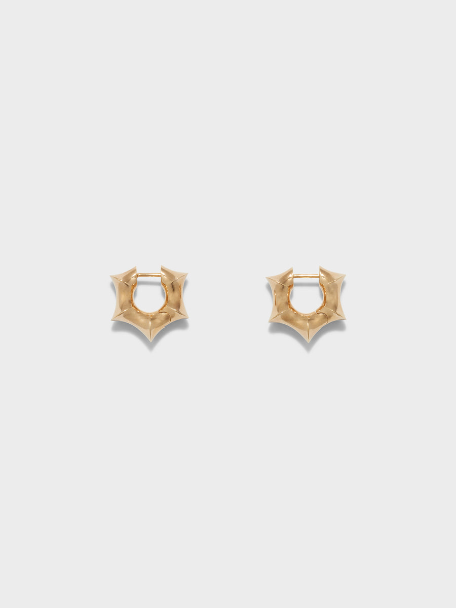 Phoenix 18kt Gold-Plated Hoop Earrings
