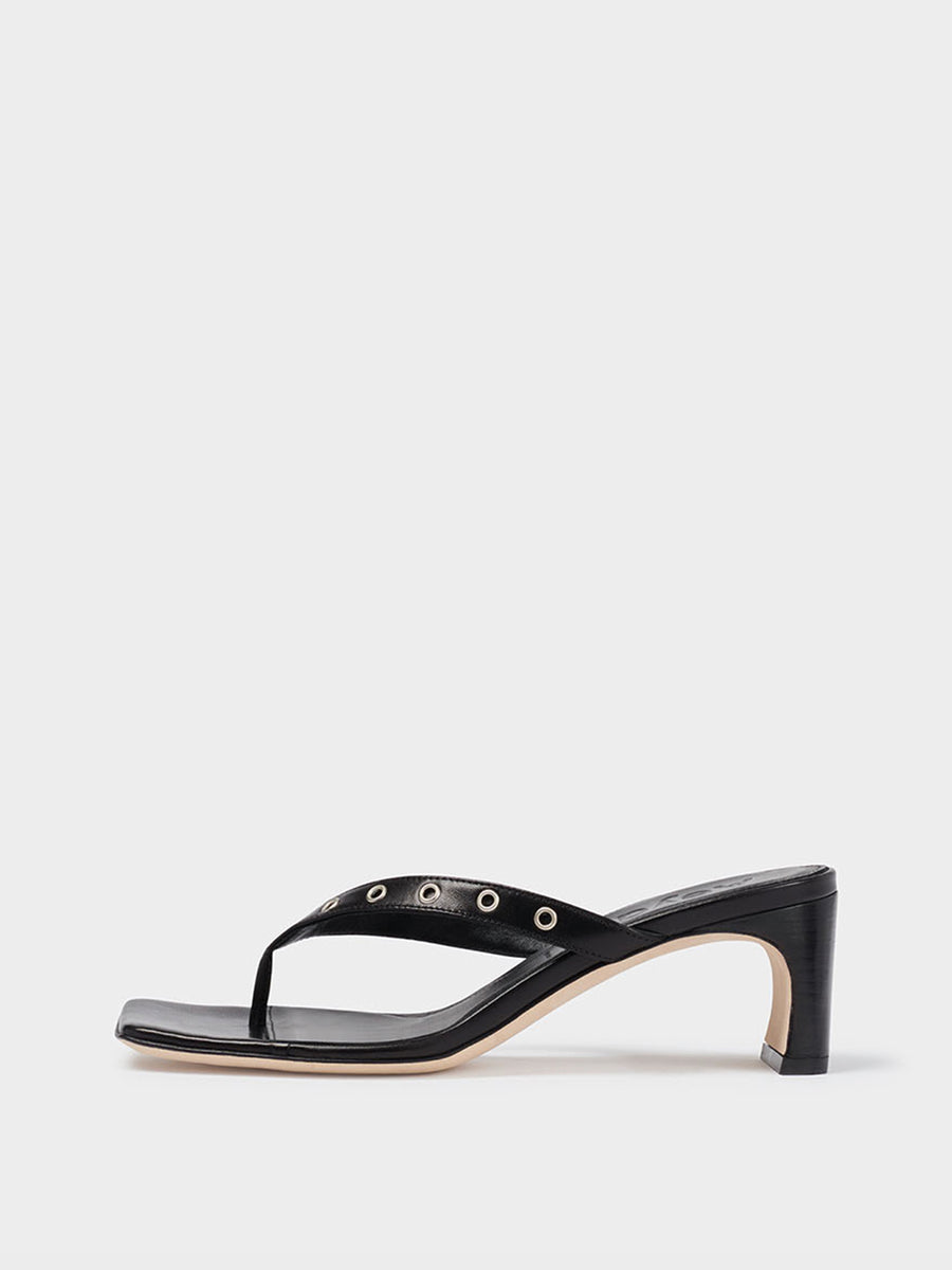 Riva Leather Toe-Post Sandals