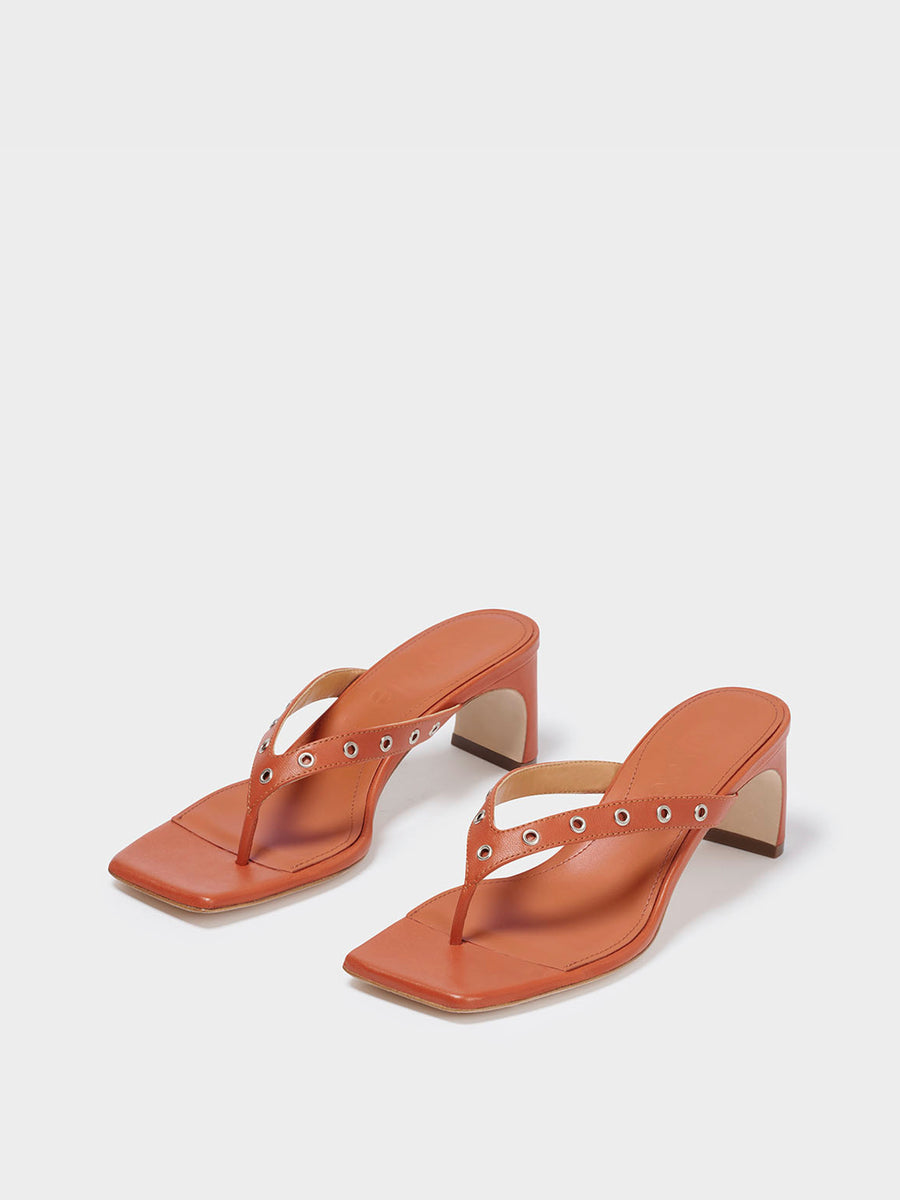 Riva Leather Toe-Post Sandals