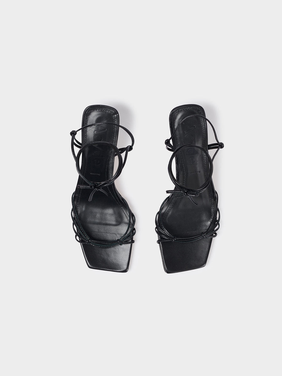 Roda Leather Lace-Up Sandals