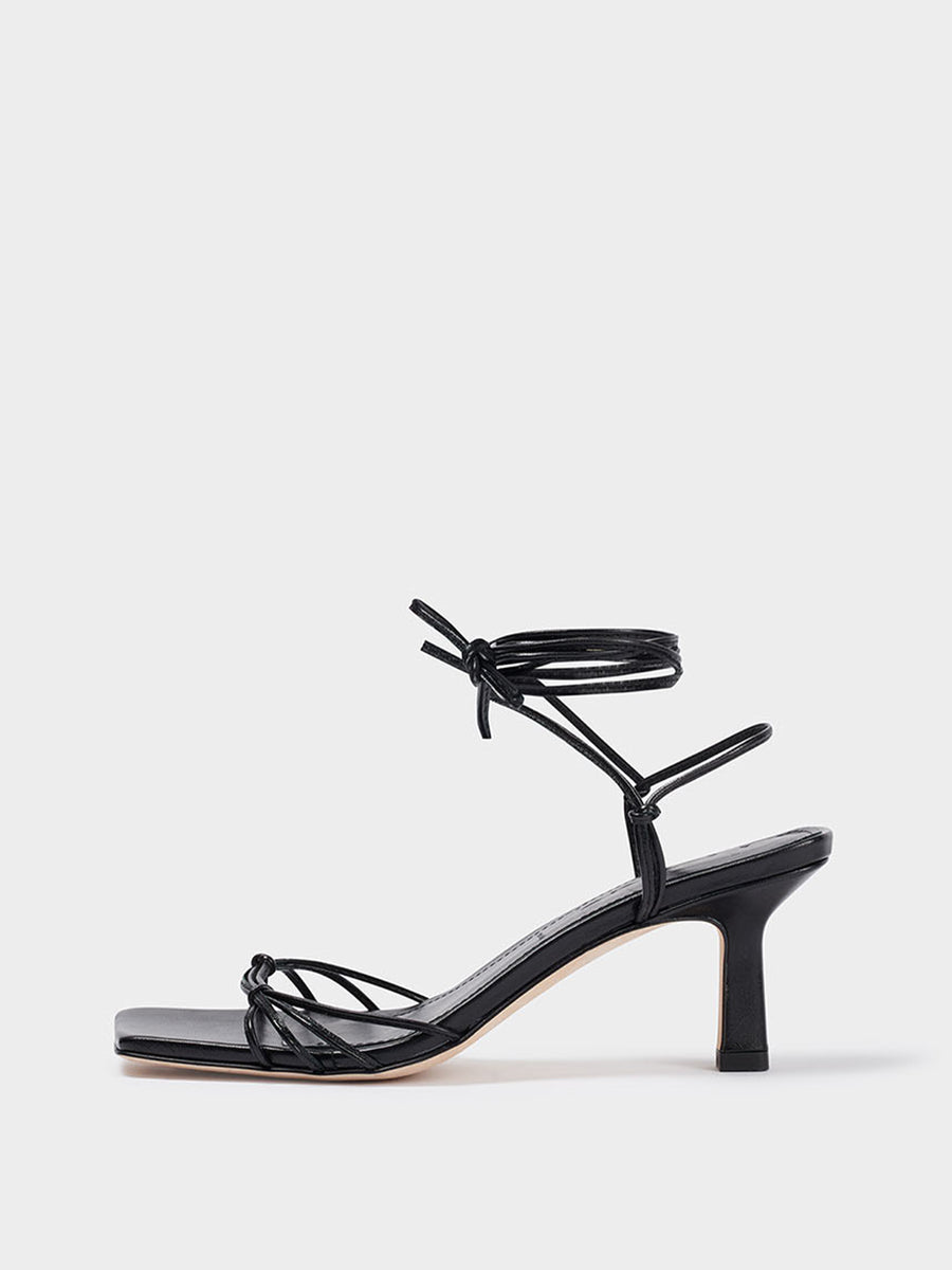 Roda Leather Lace-Up Sandals