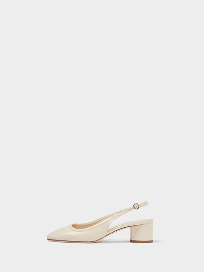 Romy Leather Slingback Pumps – Aeyde