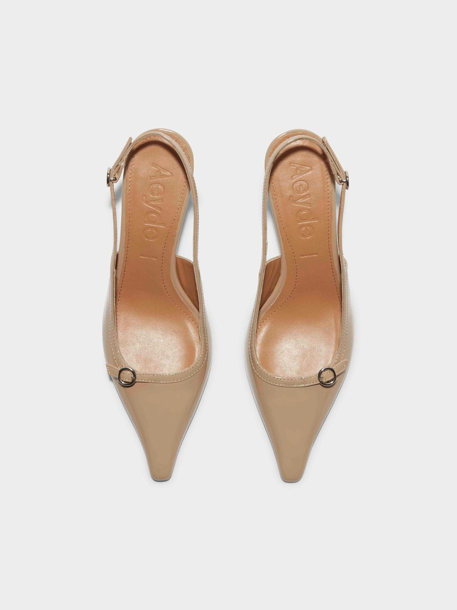 Saba Leather Slingback Pumps