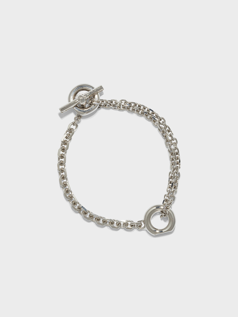 Sadie T-Bar Palladium-Plated Bracelet