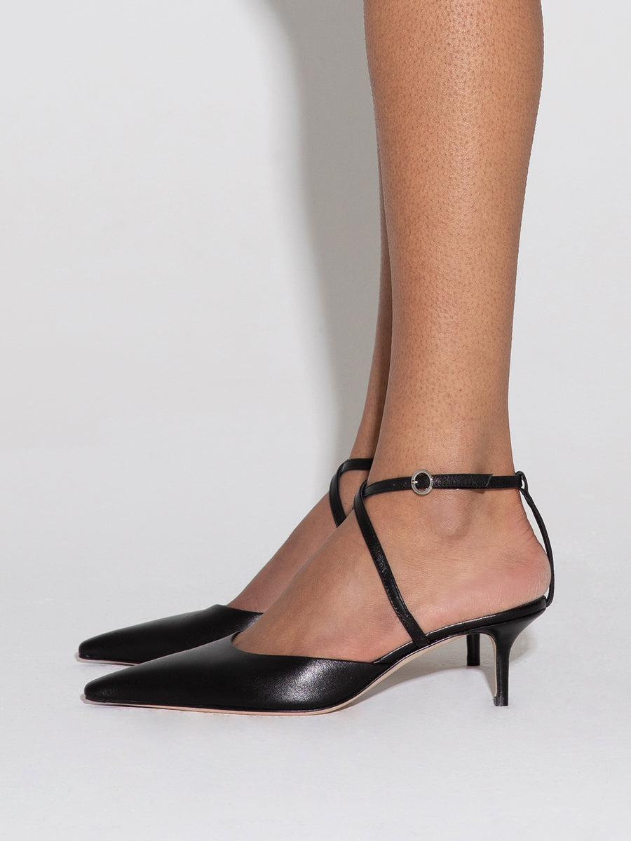 Salome Leather Stiletto Pumps