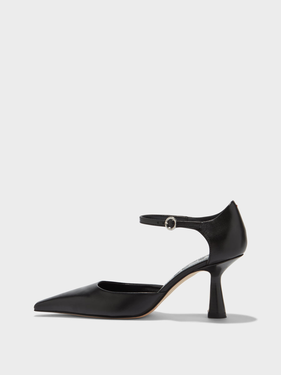 Salvi Leather Ankle Strap Pumps