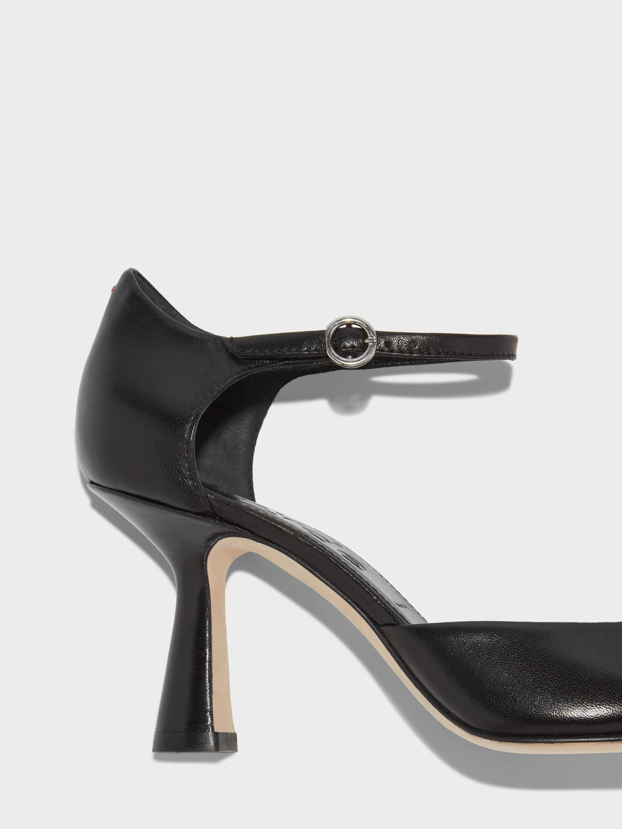 Salvi Leather Ankle Strap Pumps