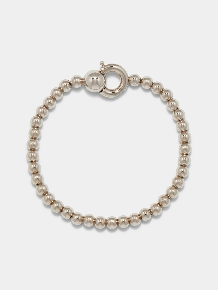 Sasha Ball Chain Palladium-Plated Bracelet