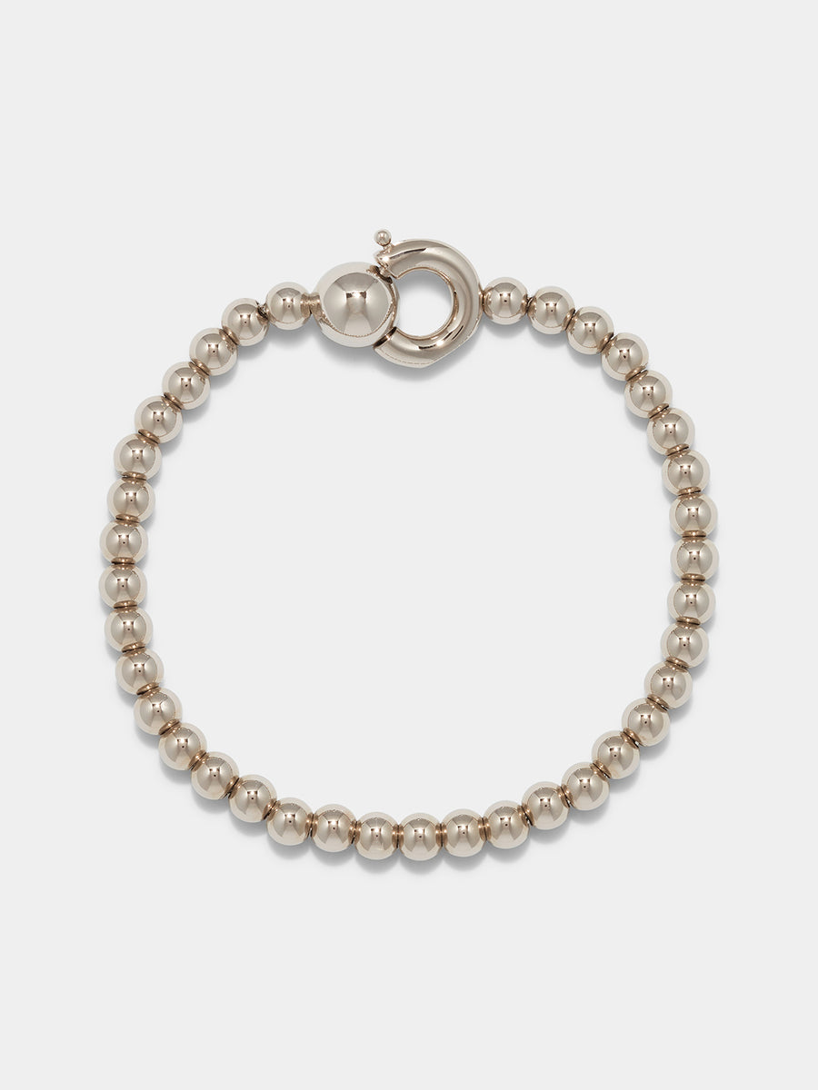 Sasha Ball Chain Palladium-Plated Bracelet