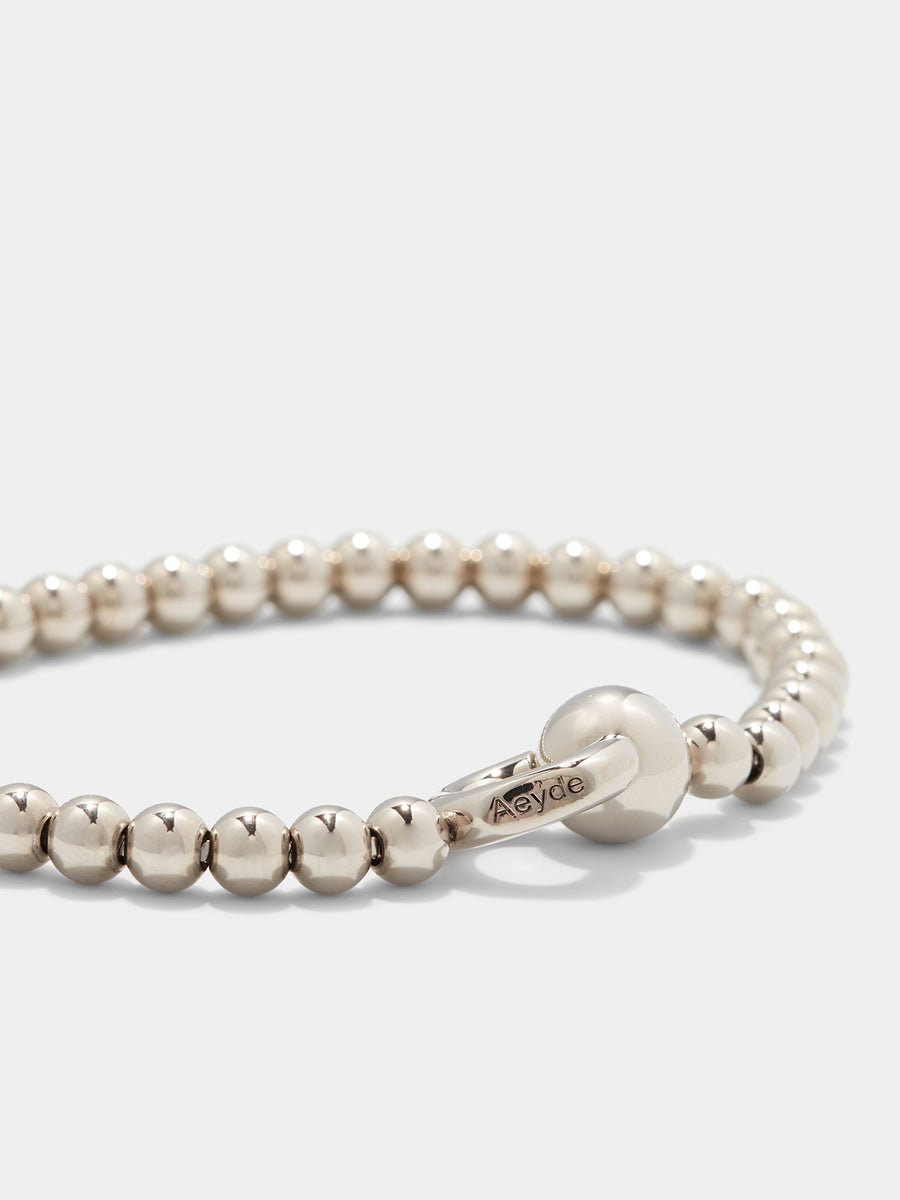 Sasha Ball Chain Palladium-Plated Bracelet