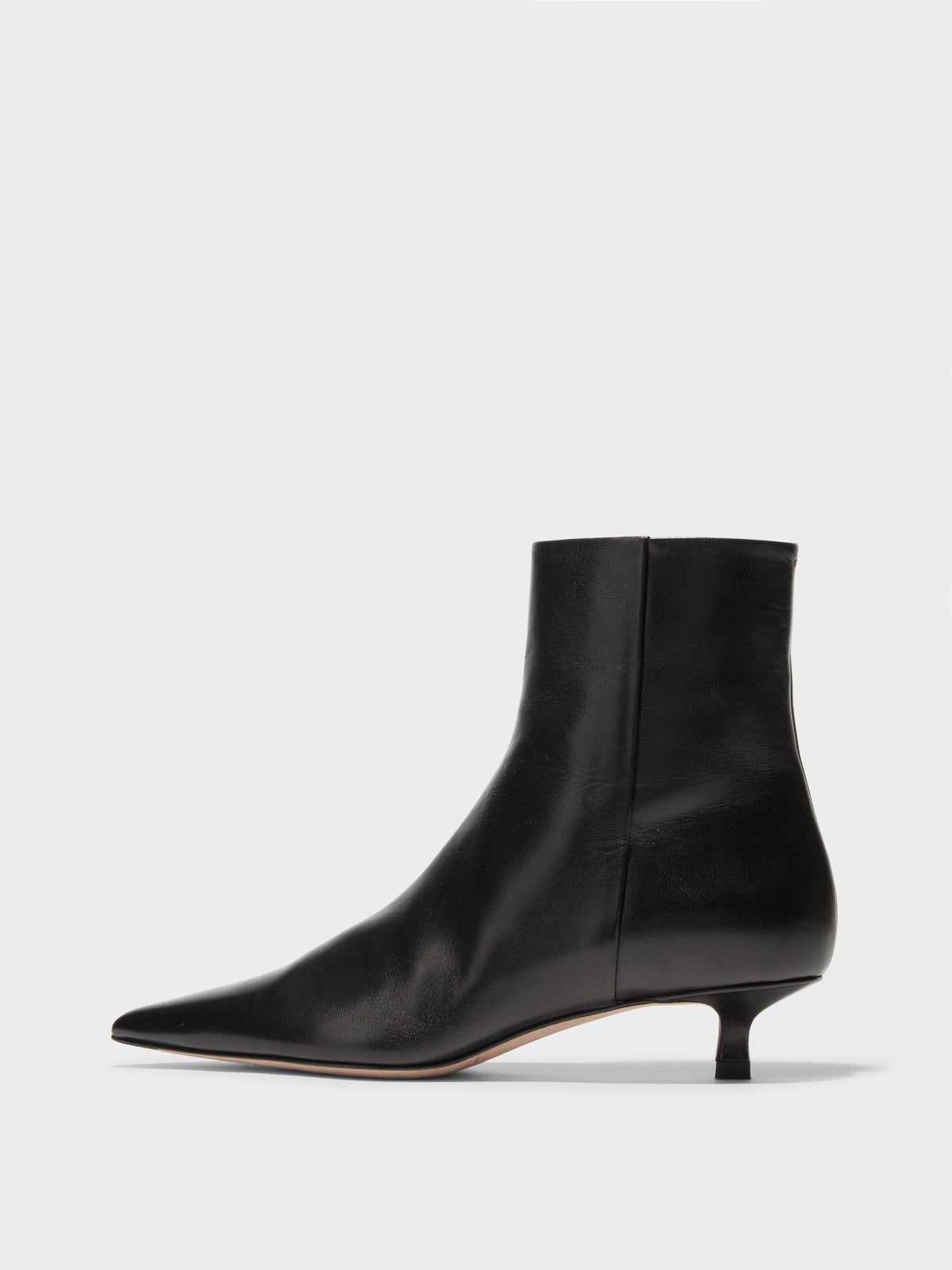 Aeyde | LEANDRA Black Chunky Heel Ankle Boot