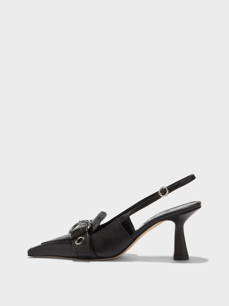 Tara Leather Slingback Pumps