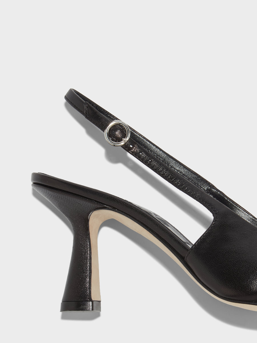 Tara Leather Slingback Pumps