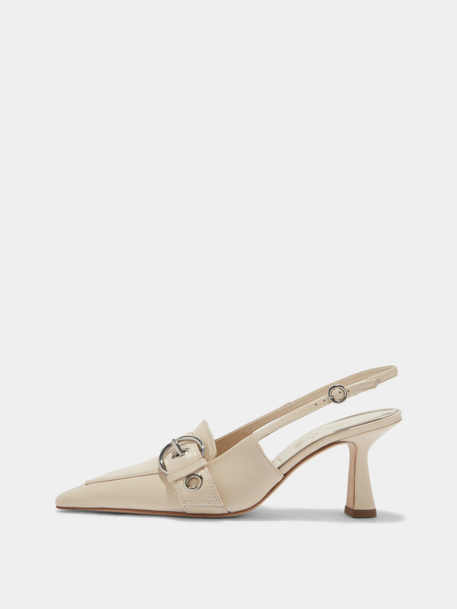 Tara Leather Slingback Pumps