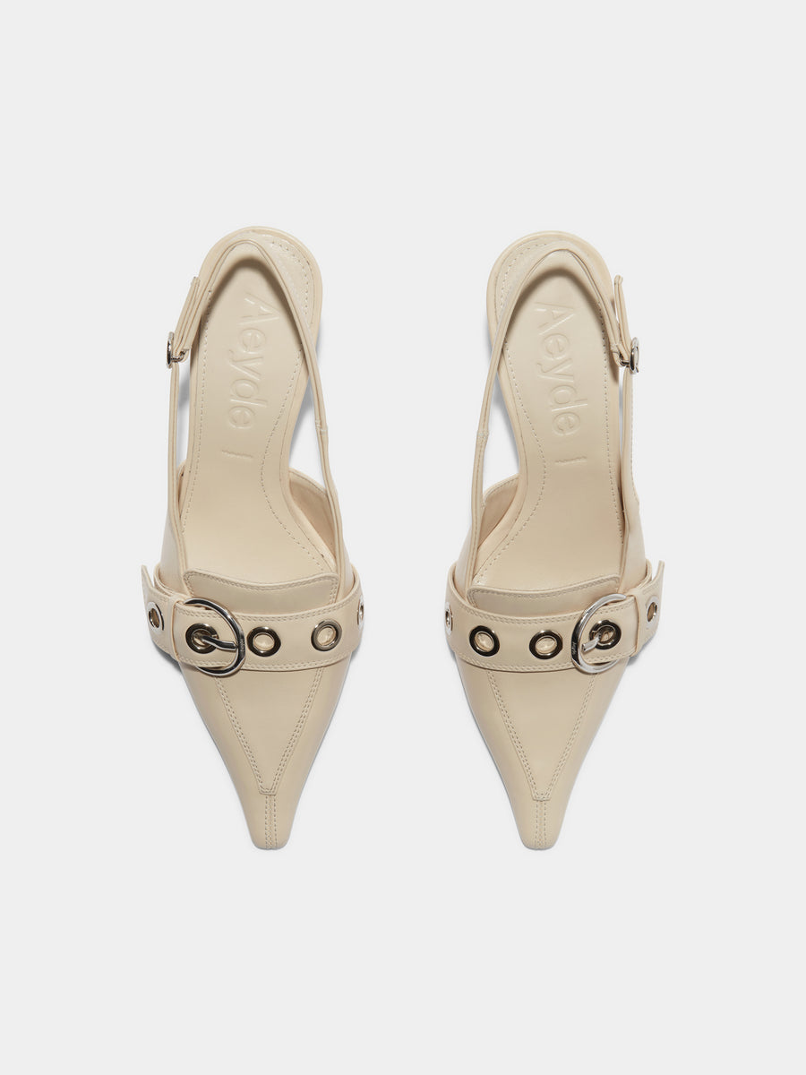 Tara Leather Slingback Pumps