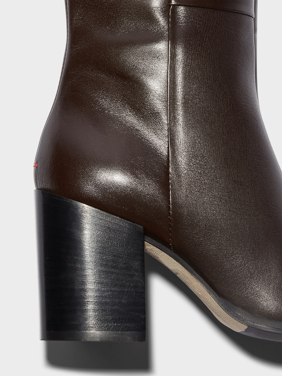 Teresa Leather Knee-High Boots