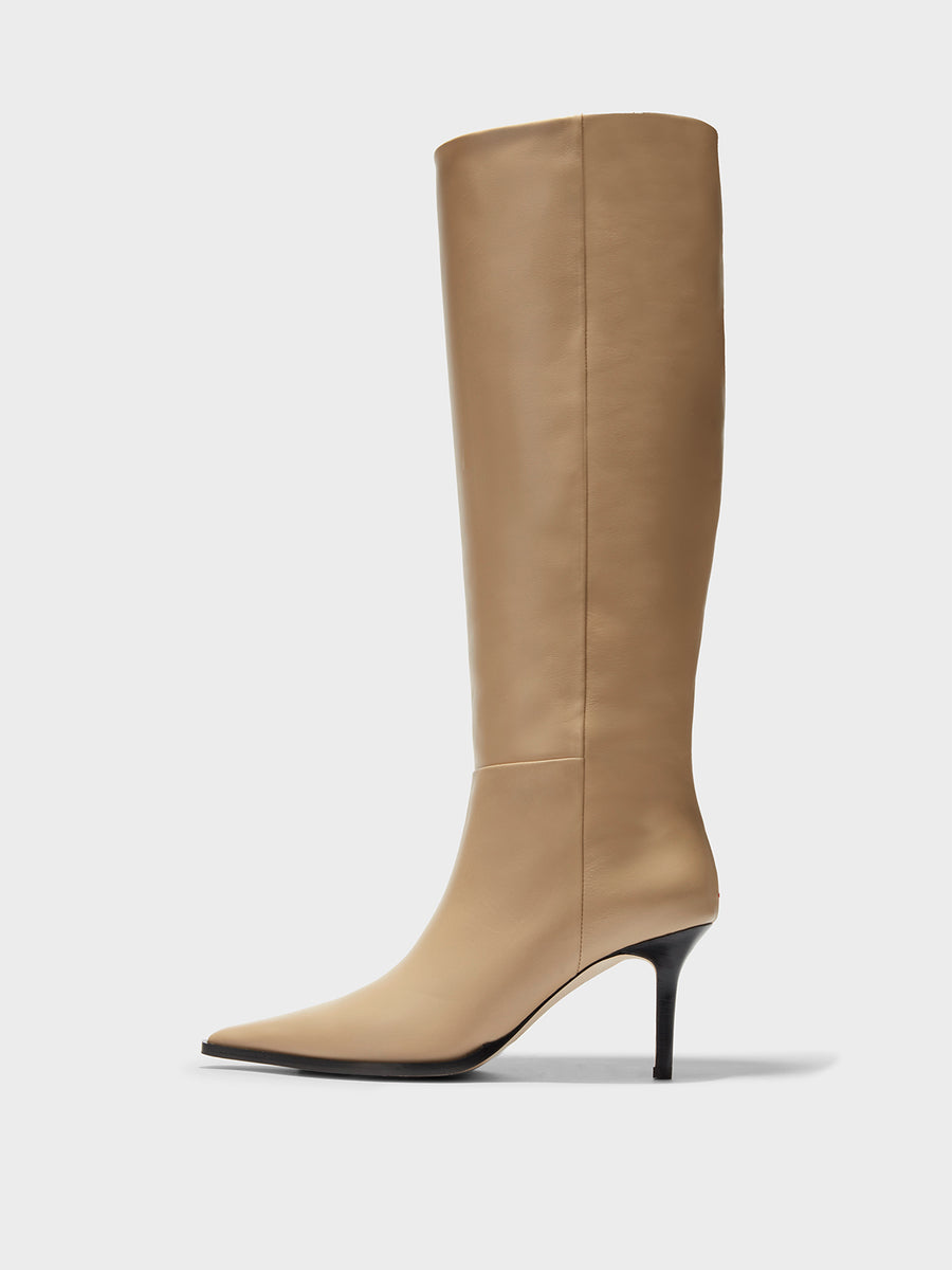 Tula Leather Knee-High Boots