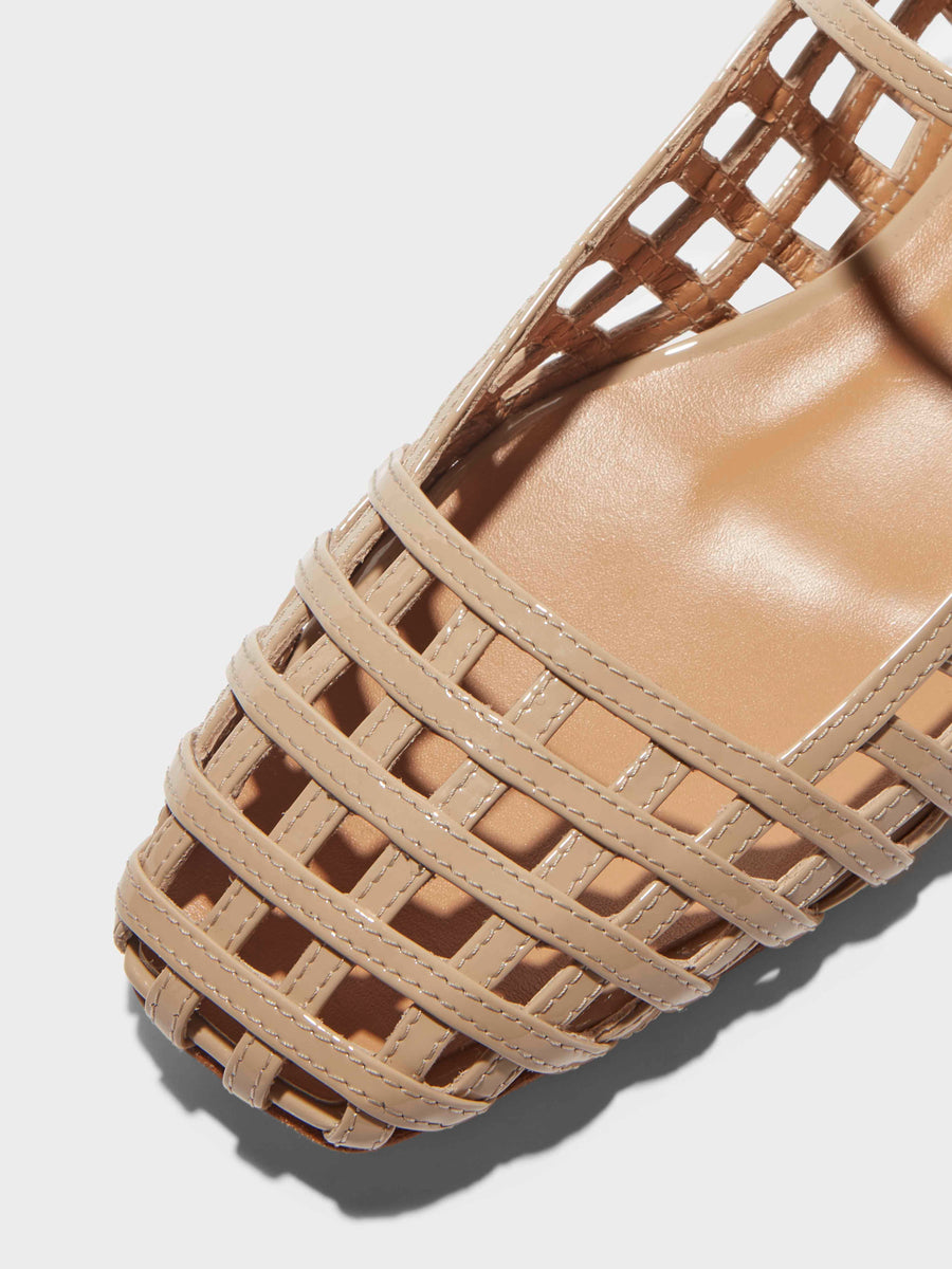 Uma Caged Mary-Jane Flats