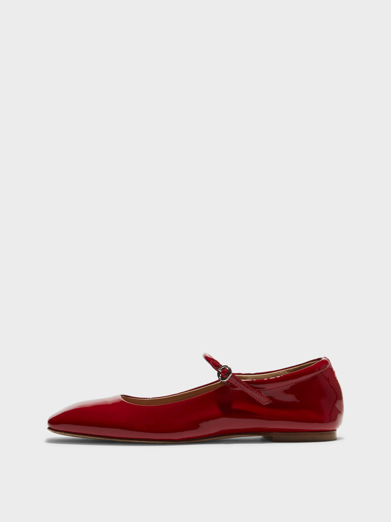 Aeyde | UMA Cranberry Mary Jane Flat