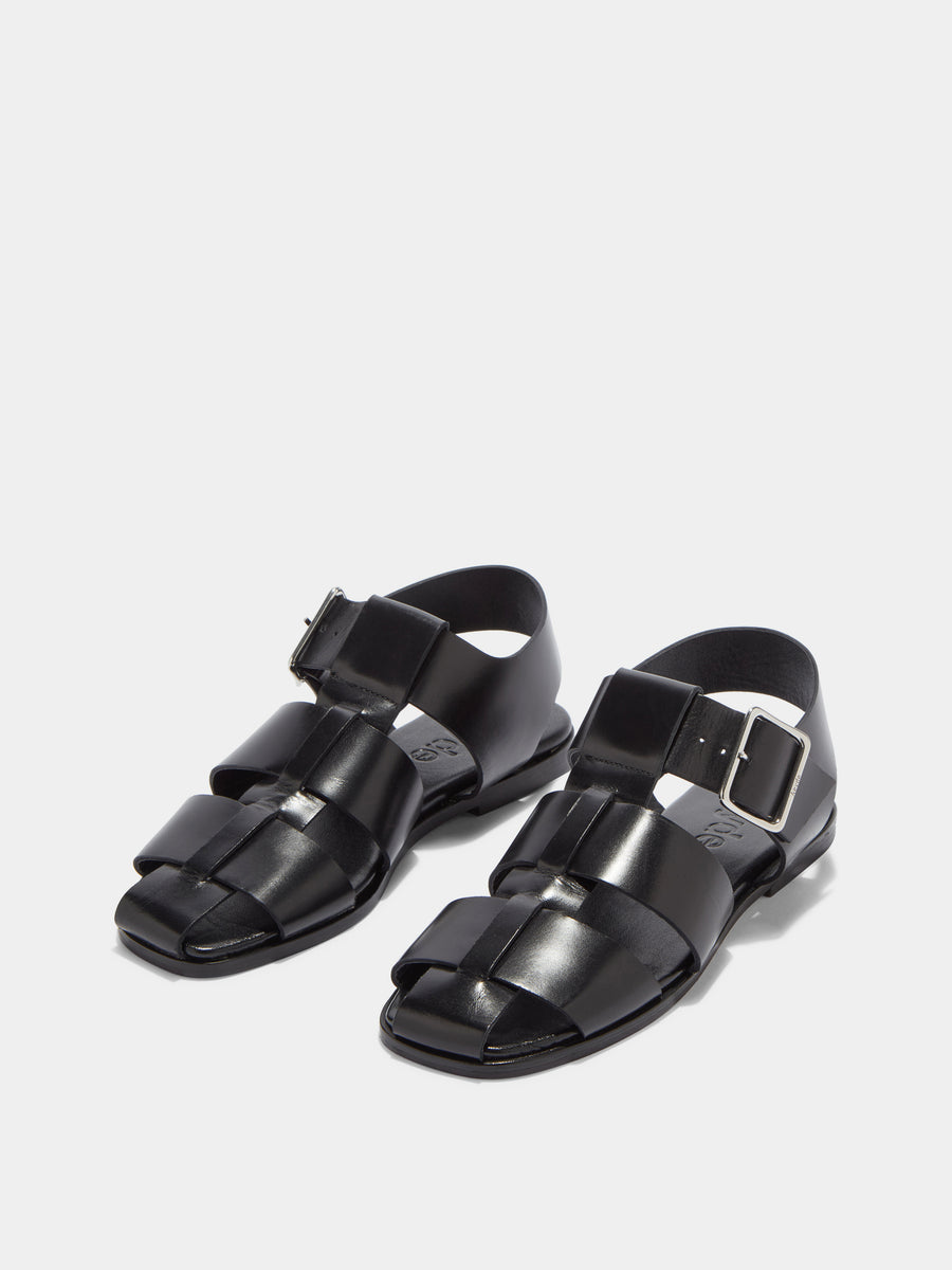 Whit Leather Sandals