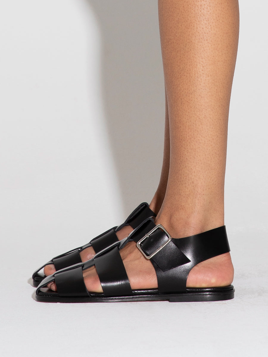 Whit Leather Sandals