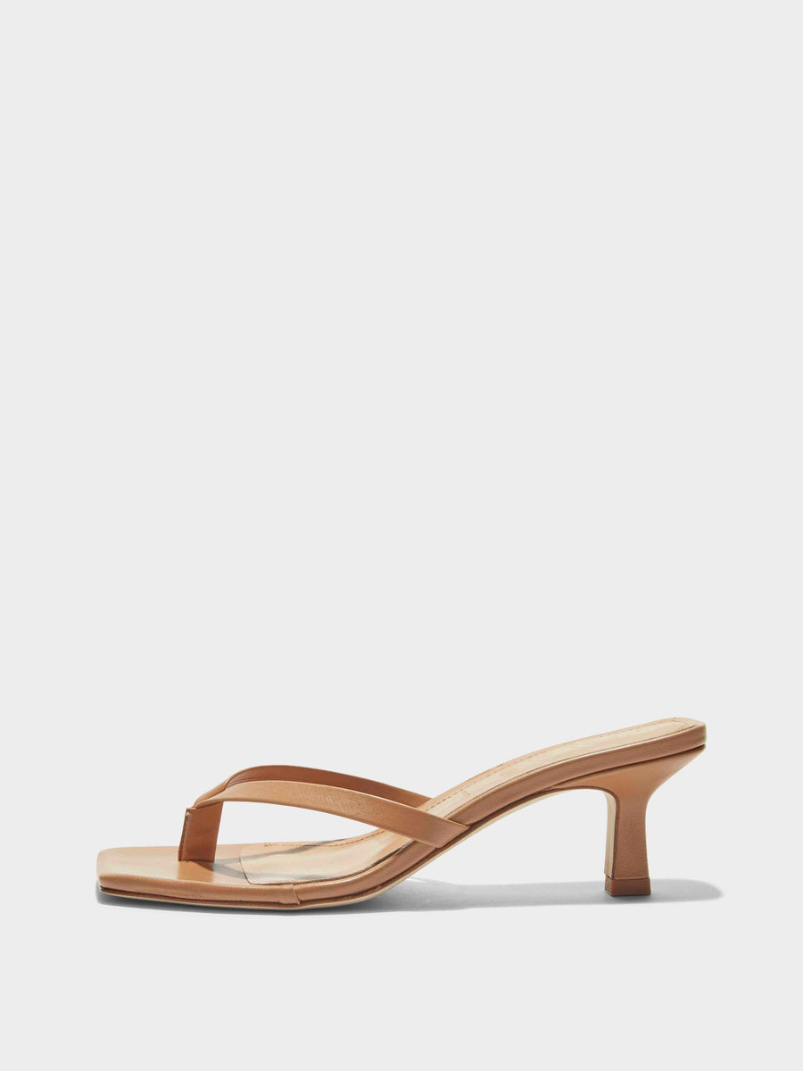 Wilma Leather Toe-Post Sandals