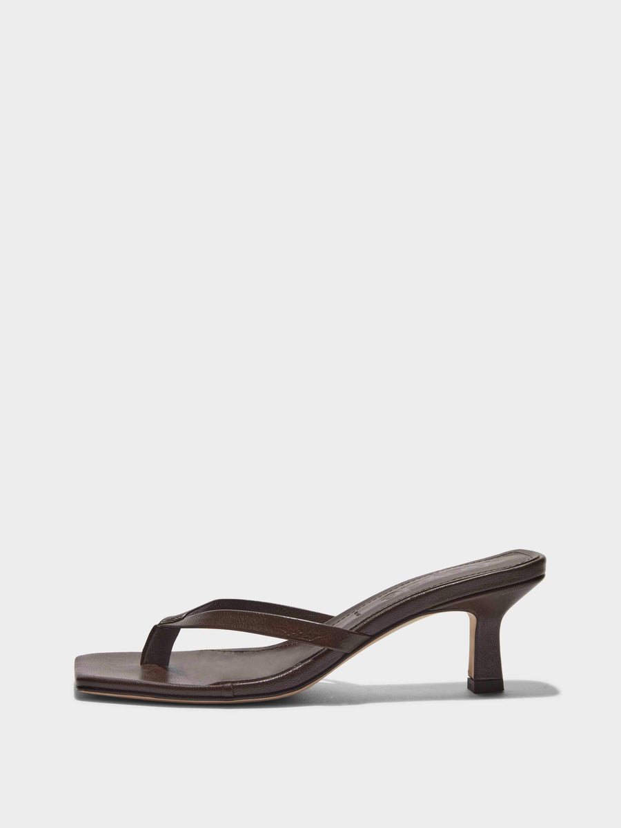 Wilma Leather Toe-Post Sandals