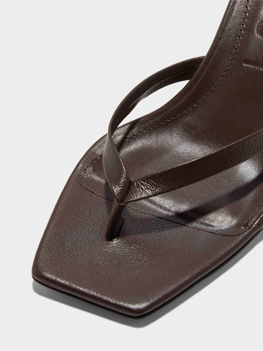 Wilma Leather Toe-Post Sandals