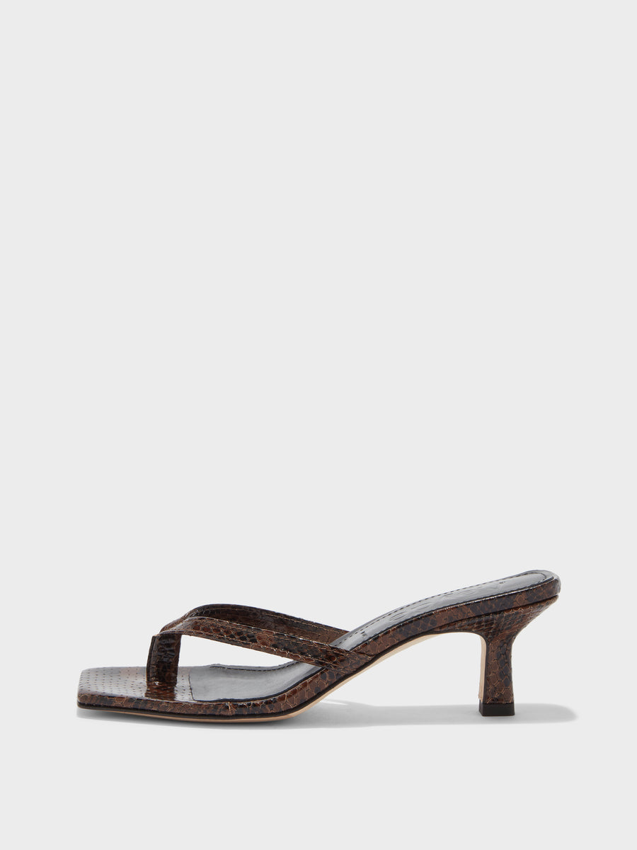 Wilma Leather Toe-Post Sandals