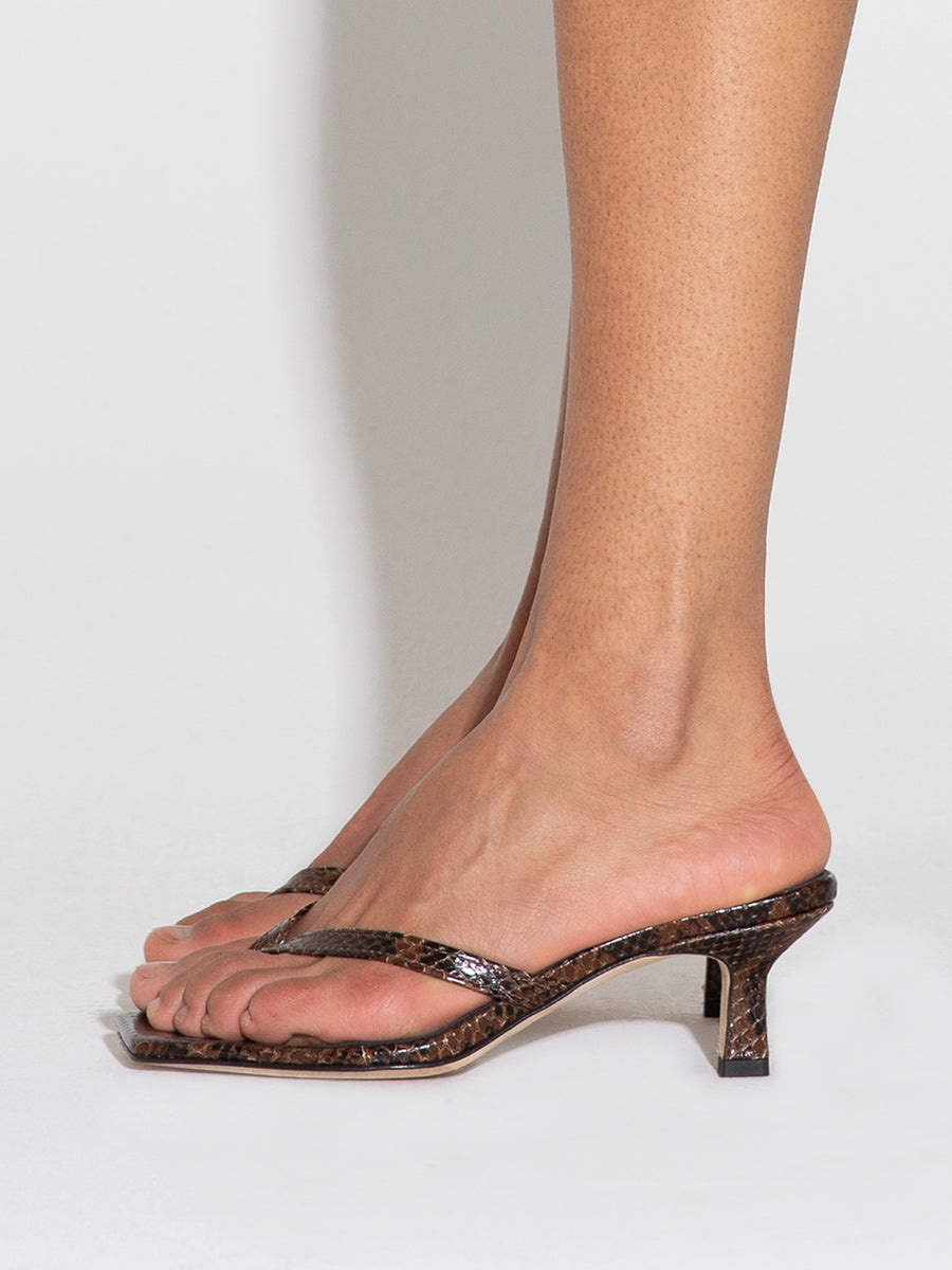 Wilma Leather Toe-Post Sandals