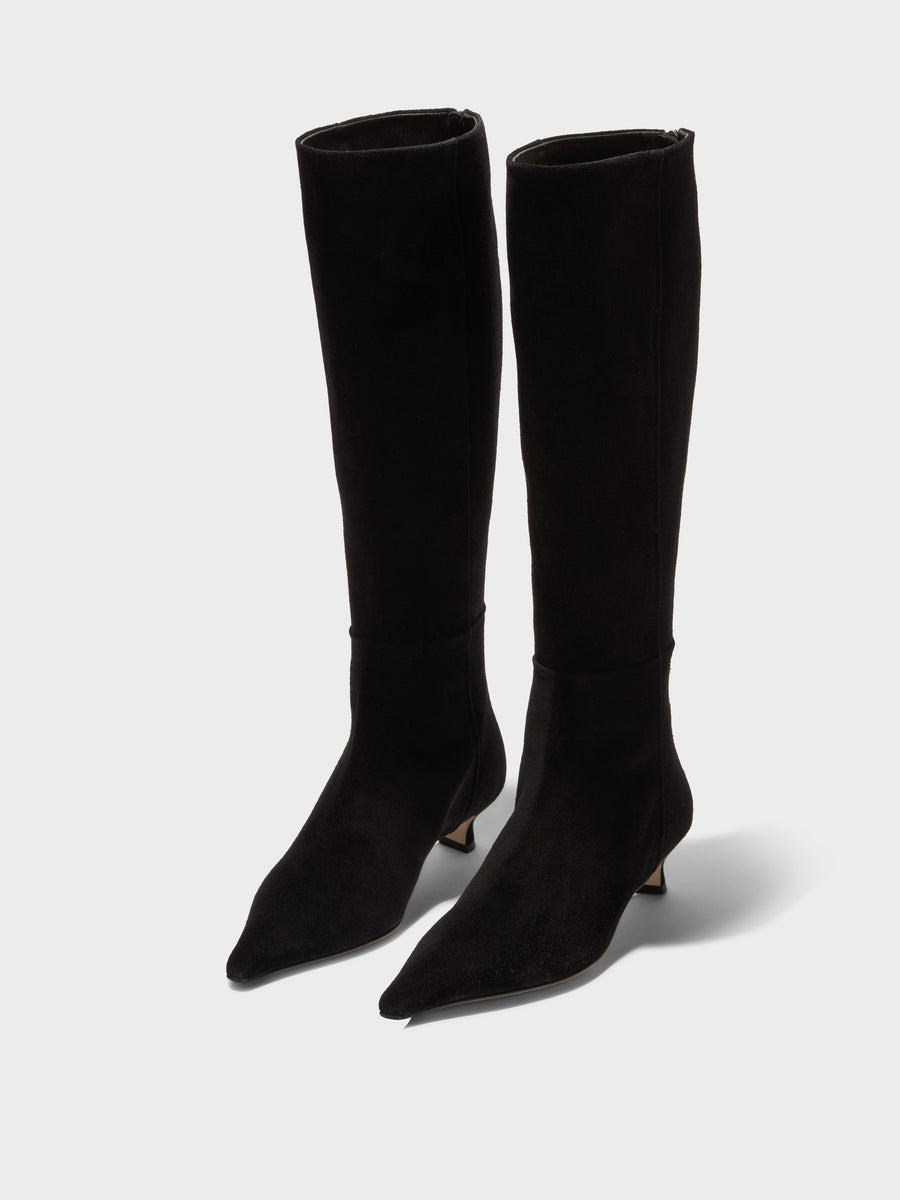 Zazie Suede Knee-High Boots