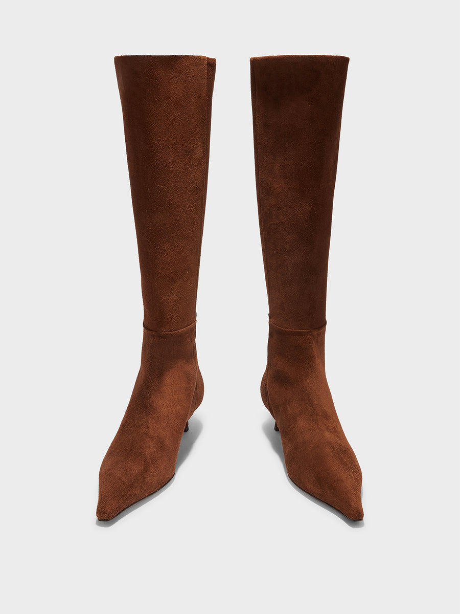 Zazie Suede Knee-High Boots