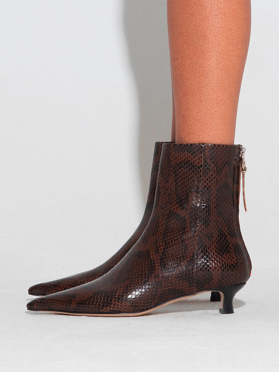 Zoe Leather Ankle Boots