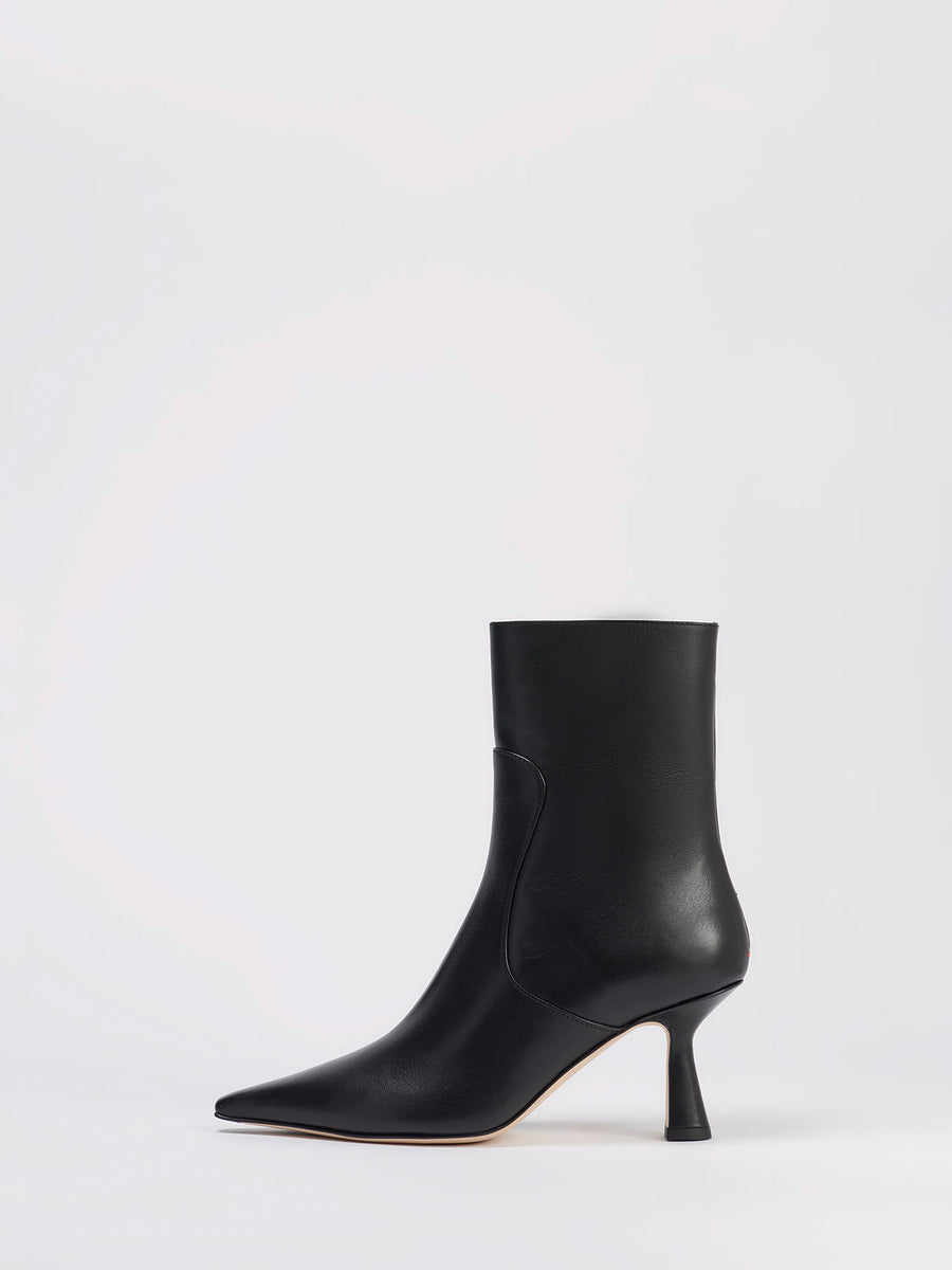 Aeyde | MAX Black Lace-Up Ankle Boot
