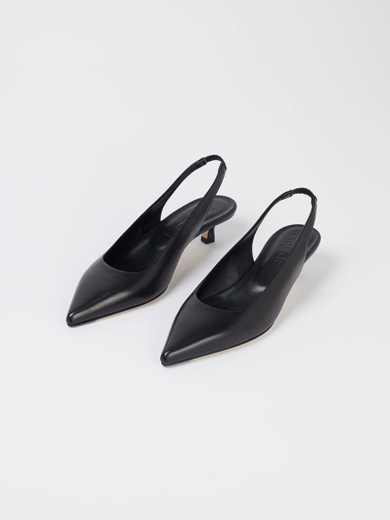 Aeyde | VALERIE Black Leather Pump